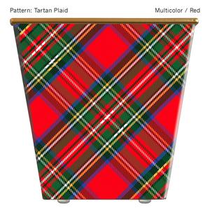WH Hostess Tartan Plaid Cachepot Candle