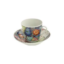 Tobacco LeafTea Cup & Saucer